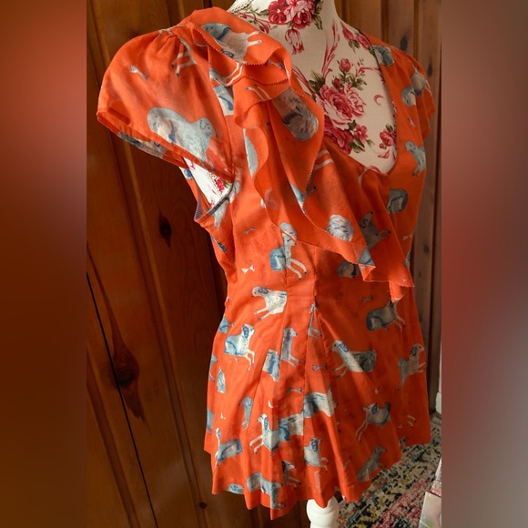 Meadow Rue by Anthropologie Blouse - SZ 12 - Picture 3 of 12